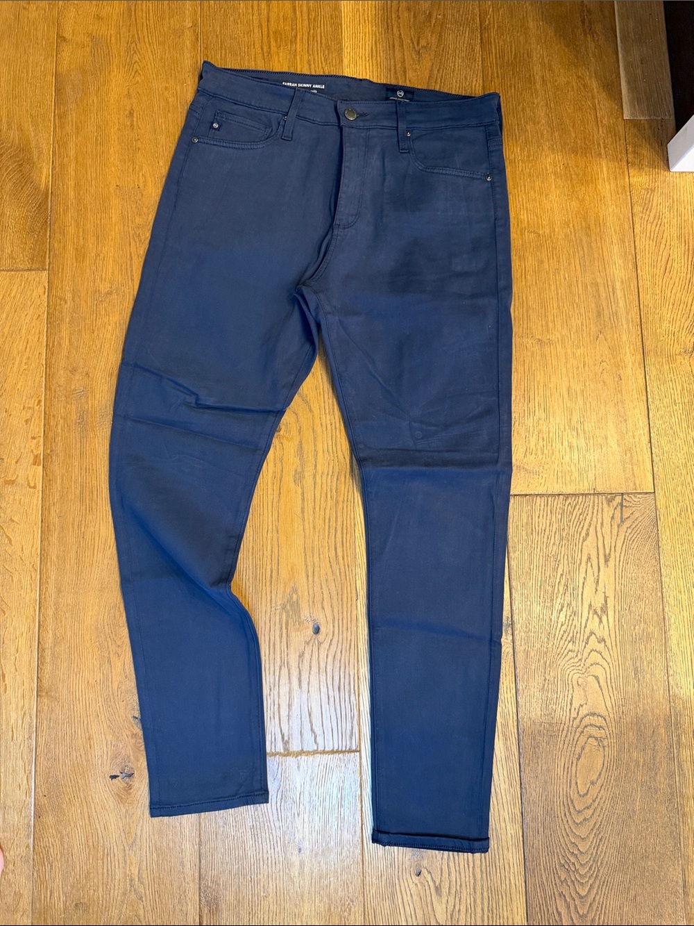 AG Adriano Goldschmied Women's Skinny Jeans in Navy